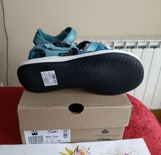 Sandalias Clarks Mira Tide Celeste Talla 41