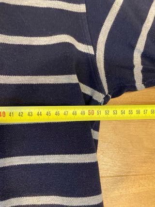 Polo Gant Rayas Azul/Gris Talla XL