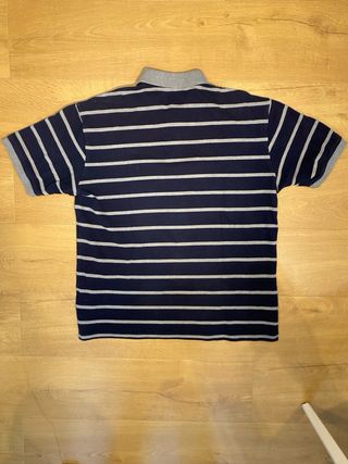 Polo Gant Rayas Azul/Gris Talla XL