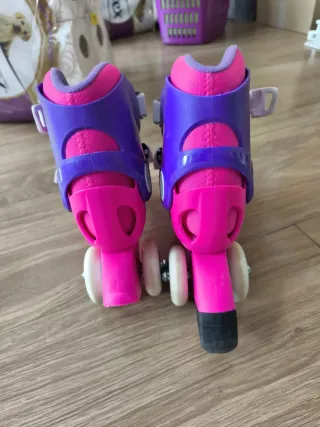 Patines Oxelo Talla 26-28 Rosa y Morado