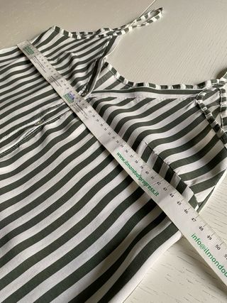 Top ZETA OTTO con spalline e nodo