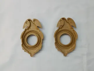 Dos marcos vintage para espejos, fotos, decoración