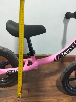 Bici senza pedali rosa Sawyer