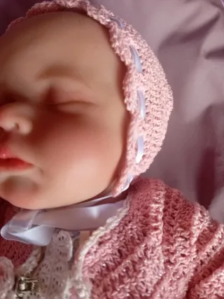 Muñeca Reborn Bebé Dormida