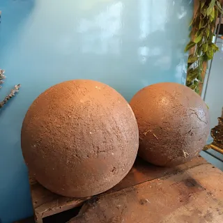 Sfere di terracotta artigianali