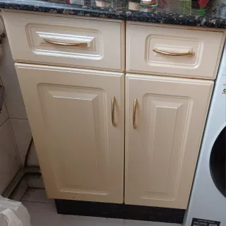 Muebles de cocina madera y cristal