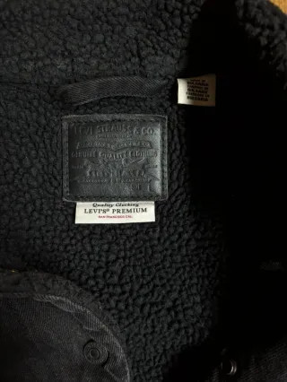 Giacca Denim Levi's Sherpa Nera