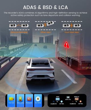 NUEVO! (70€) Dashcam Coche 4K 2K WiFi Dual Cam