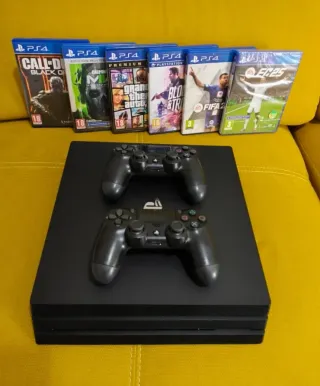 PS4 Pro 1TB + 2 Mandos y Juegos