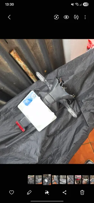 Portamatrículas con intermitentes ER6N 2009