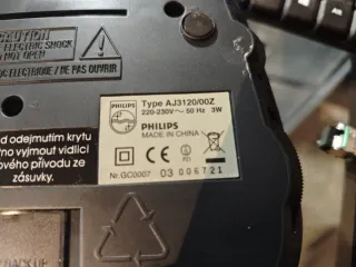 Radio Despertador Philips AJ3120 FM/AM