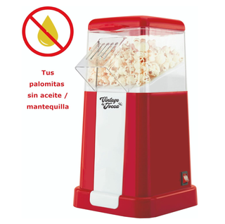 Máquina palomitas JOCCA 1200W sin aceite vintage