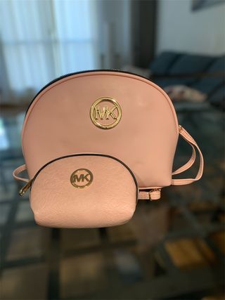 Bolso Michael Kors Rosa + Cartera