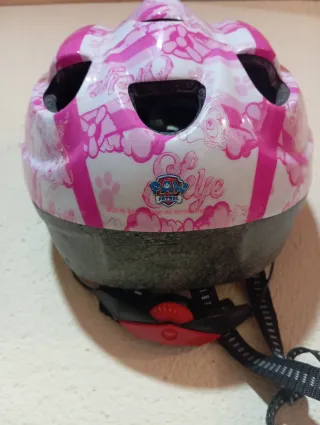 Casco infantil Skye Paw Patrol rosa, y proteccione