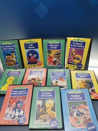 Barrio sesamo, 11 dvds, dvds infantiles