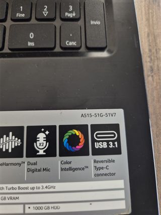 PC Acer Aspire 5 A515-51G-51V7