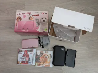 Nintendo 3DS Coral Pink + 2 Juegos