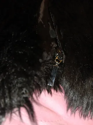 Chaleco pelo negro Talla S