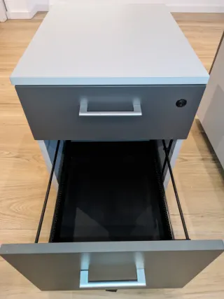 Cajoneras con ruedas para mesa