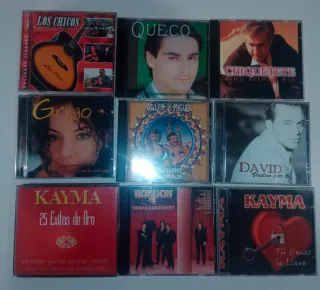 Lote 9 CDs: Los Chicos, Queco, Chiquete, Grego