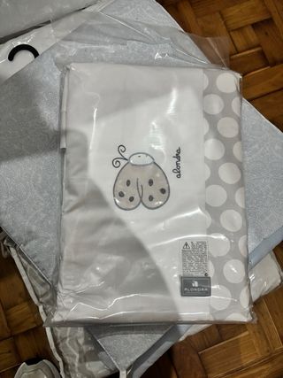 2Set Nórdico y Protector Cuna70x140 sabans ALONDRA