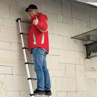 Escalera telescópica VEVOR aluminio 5m 170kg