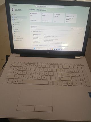 Portátil HP Blanco