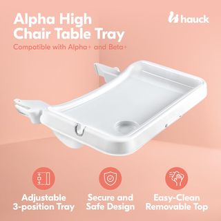 hauck Alpha Tray Bandeja Trona para Alpha Plus