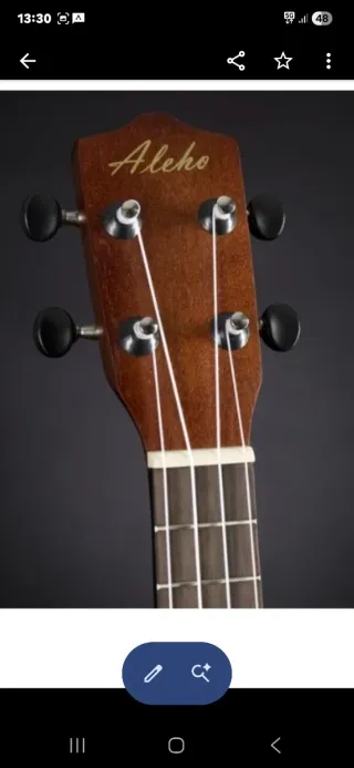 Ukelele concierto  Aleho con funda para tranporte