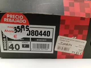 Zapatillas Spiuk Negras