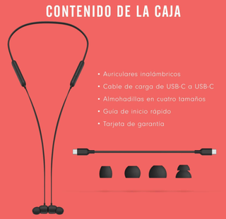 Beats Flex Inalámbricos Chip Apple W Negro/Rojo