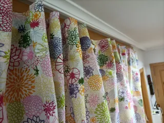 Cortinas estampadas multicolor