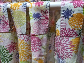 Cortinas estampadas multicolor