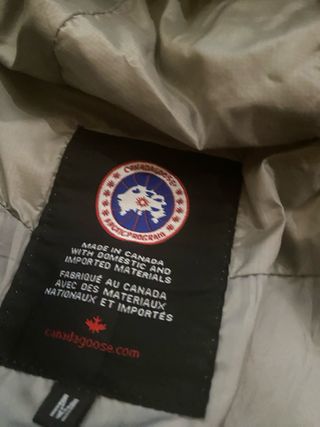 Abrigo Canada Goose Gris Talla M
