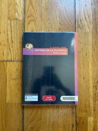 HISTÒRIA DE LA FILOSOFIA BARACANOVA