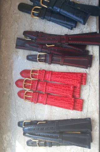 Lote correas vintage 20mm relojes