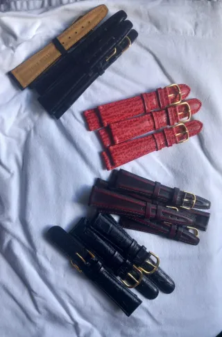 Lote correas vintage 20mm relojes