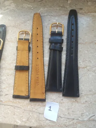 Lote correas vintage 20mm relojes