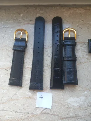 Lote correas vintage 20mm relojes