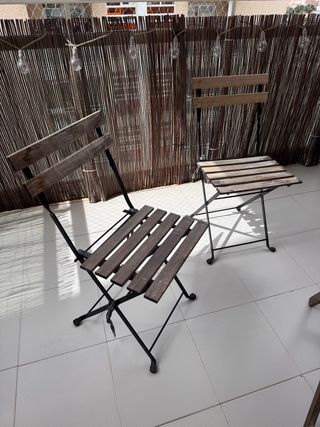 Mesa y sillas Jardin