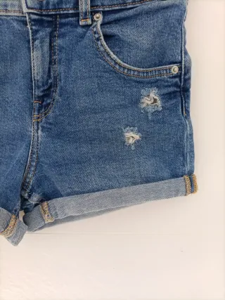 Shorts vaqueros denim niña azul XXS 32
