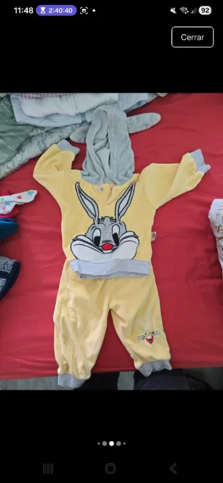 Bolsa de ropa 6 a 9 meses niño/unisex