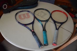 Lote 3 Raquetas Tenis +2 de regalo