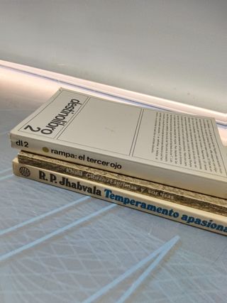 Libros, 3 novelas literaturas hindu, El tercer ojo, Lagrimas y sonrisas, Temperamento apasionado
