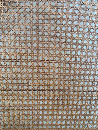 Cabecero Francés Ratán y Madera Headboard