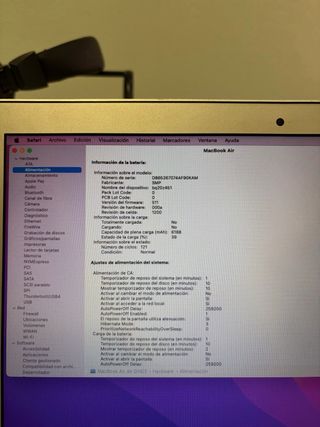 MacBook Air 2015 Plata