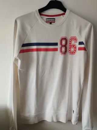 Sudadera SIXVALVES blanca talla S