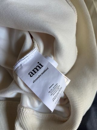 Sudadera AMI Paris Beige
