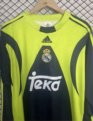 Camiseta Fútbol Retro RM GK Manga Larga Talla L