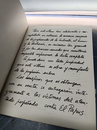 cómic, LOS PROFESIONALES DE LA HISTORIETA, EL HUMOR Y LA ILUSTRACIÓN, SOLIDARIDAD CON EL PAPUS 1977